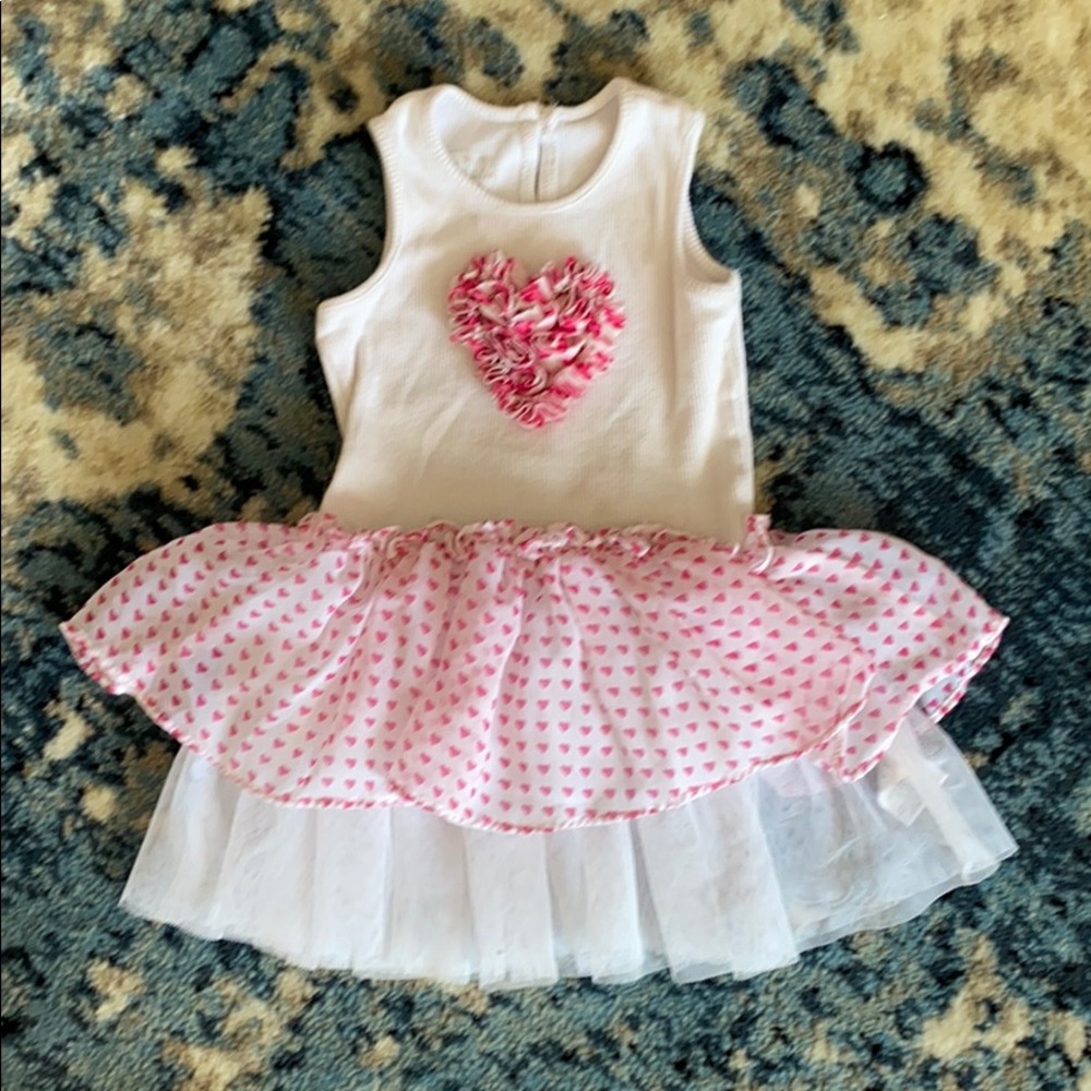3D Heart polka dot dress. Adorable!
